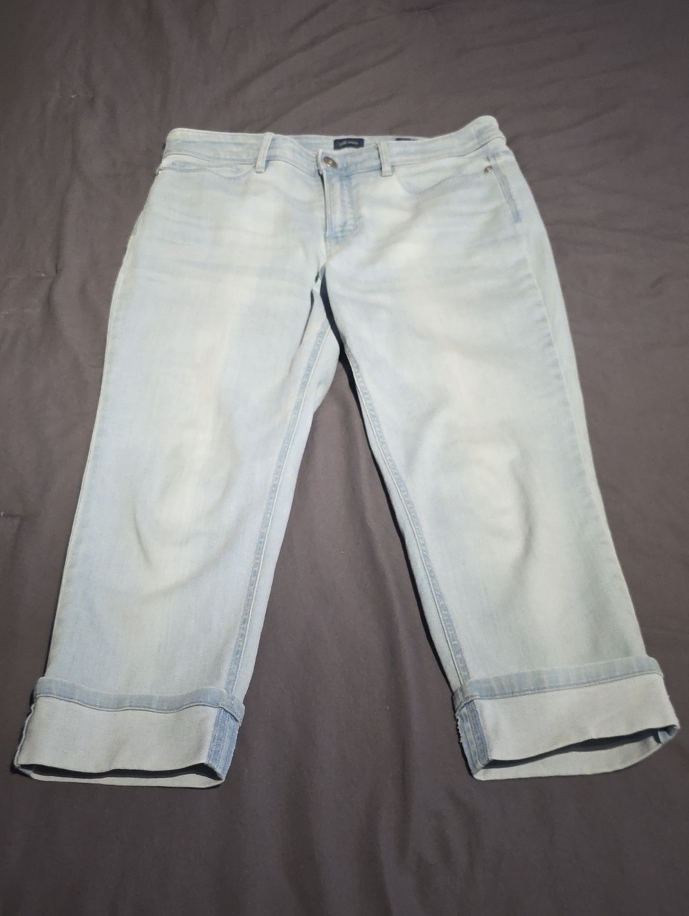 J. Jill Light Blue Cropped Jeans